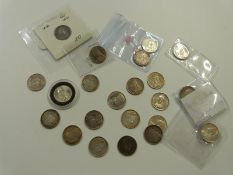 A collection of 1887 shield reverse Jubilee head Victorian sixpences, together with a further