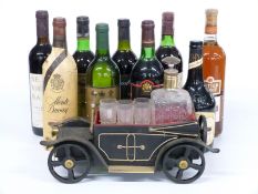 Nine bottles of wine including Harveys No. 1 claret, Ne Vie Ra 1997, Sutter Home 1998 California