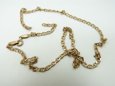 A 9ct gold necklace, 7.2g