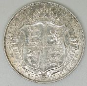 1913 George V half crown, VF+ - NEF