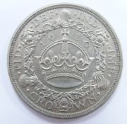 George V 1930 wreath crown, EF