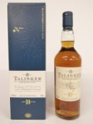 Talisker Isle of Skye 10 year old single malt Scotch whisky, 70cl, 45.8% vol, in original box.