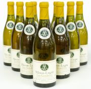 Ten bottles of Macon-Lugny Les Genievres 1998 white wine, each 75cl, 13% vol.