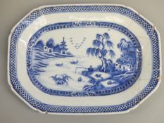 A collection of Chinese porcelain bowls, plates and a tureen