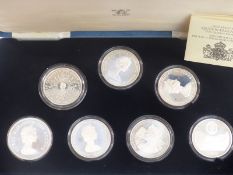 Royal Mint 1980 Queen Elizabeth the Queen Mother 80th birthday silver proof commemorative coin set