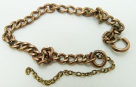A 9ct gold bracelet, 4.8g