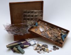 A large collection of UK coinage, includes Heaton Mint pennies, redeemable decimal, some pre-1947
