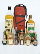 Three bottles of Teacher's Highland Cream Scotch whisky comprising 26 2/3 and 13 1/3 fl oz, 70%