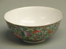 Chinese bronzed teapot with six inset figural panels, height 16cm