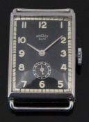Arctos Elite Art Deco style gentleman's wristwatch with inset subsidiary seconds dial, steel