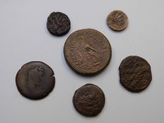 A small collection of ancient coins, Greek, Roman etc