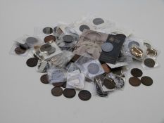 A collection of various gradeable largely Victorian and some William IV copper and bronze coinage