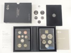 Royal Mint 2017 proof coin set Collectors' Edition comprising thirteen coins including two five
