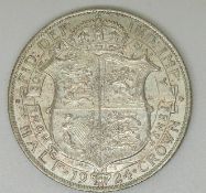 1924 George V half crown, NEF