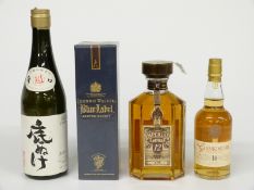 Four bottles of whisky comprising Glenkinchie 10 year old Lowland Scotch malt, 20cl, 43% vol,