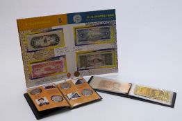 Australian polymer banknote set in album '24ct gold' certificate limited to 1000 sets together