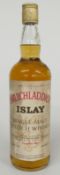 Bruichladdich Islay single malt Scotch whisky 26 2/3 fl oz, 75% proof.
