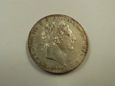 George III 1819 LIX crown, VF-EF