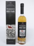 Penderyn Icons of Wales Red Flag Madeira finish single malt Welsh whisky, 1/50, 70cl, 41% vol, in