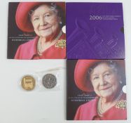 Five £5 coins including 2002 Queen Elizabeth the Queen Mother memorial crown x2, 2006 Queen's 80th