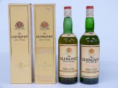 Two bottles of Glenlivet 12 year old Highland Malt Scotch whisky 75cl, 40% vol