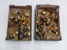 Approximately 100 mainly alcohol miniatures including Hennessy, Ouzo, whisky, Gordon's gin,