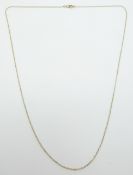 A 9ct gold chain, 1.2g