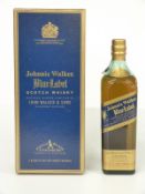 Johnnie Walker Blue Label blended Scotch whisky, 75cl, 43% vol, in original box.