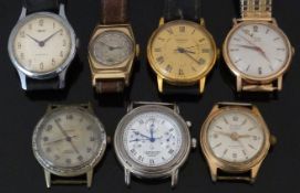 Seven various gentleman's wristwatches including Smiths, MuDu automatic, Altair, Sekonda etc