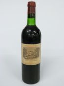 A bottle of Chateau Lafite Rothschild 1976 Pauillac, 73cl