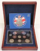 Royal Mint 2004 Executive Proof coin set comprising 10 coins including two two pound and two fifty