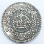 George V 1928 wreath crown, EF