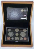 Royal Mint 2008 Executive Proof coin set comprising 11 coins including two five pound and two two