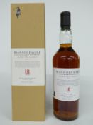 Mannochmore 18 year old natural cask strength Speyside single malt Scotch whisky, bottle number
