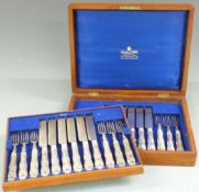 Mappin and Webb six place setting canteen of plated cutlery