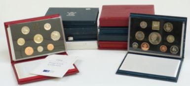 Two 1990s Coinage of Great Britain coin sets comprising 1990 to 1999, 1996, 1997, 1998 and 1999, all