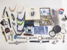Thirty-three various ladies and gentleman's wristwatches including Ice, Sekonda, Smiths, Baby-G,