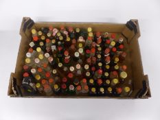 Approximately 80 alcohol miniatures to include vodka, gin, whisky, Drambuie, Cointreau, Martini,