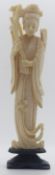 An early 20thC Chinese ivory figure of Guanyin, height 16cm