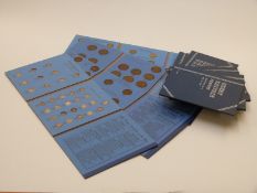 Ten Whitman folders containing Great Britain silver and bronze threepences, pennies, halfpennies and