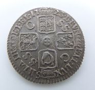 George I 1723 sixpence, SSC in angles reverse, VF-EF