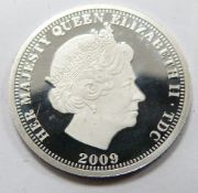 2009 George and Dragon platinum £5 coin, 3.11g
