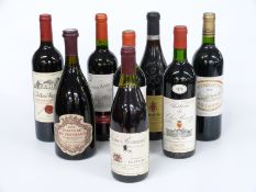 Eight bottles of French wine including Chateau Bel-Air 1994, Chateau Segonzac 2009, Chateau Recougne