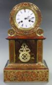 Nineteenth century mantel clock by Potonie Paris signed to dial and movement numbered 9239, the