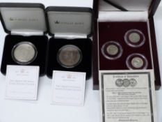 Cased coin set Stalin's 'Death Sentence' coins including silver coins from the Czarist regime, RFSFR