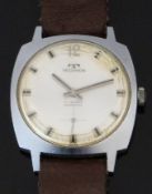 Technos gentleman’s wristwatch ref. 20145 with subsidiary seconds dial, two tone hands and