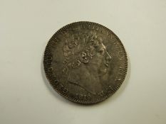 George III 1819 LX crown, toned, EF