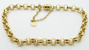 A 9ct gold bracelet, 6.5g