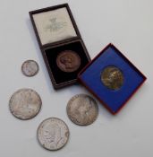 Albert Edward Prince of Wales 1863 commemorative cased bronze medallion for his marriage to