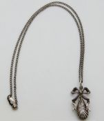 Victorian pendant set with paste.